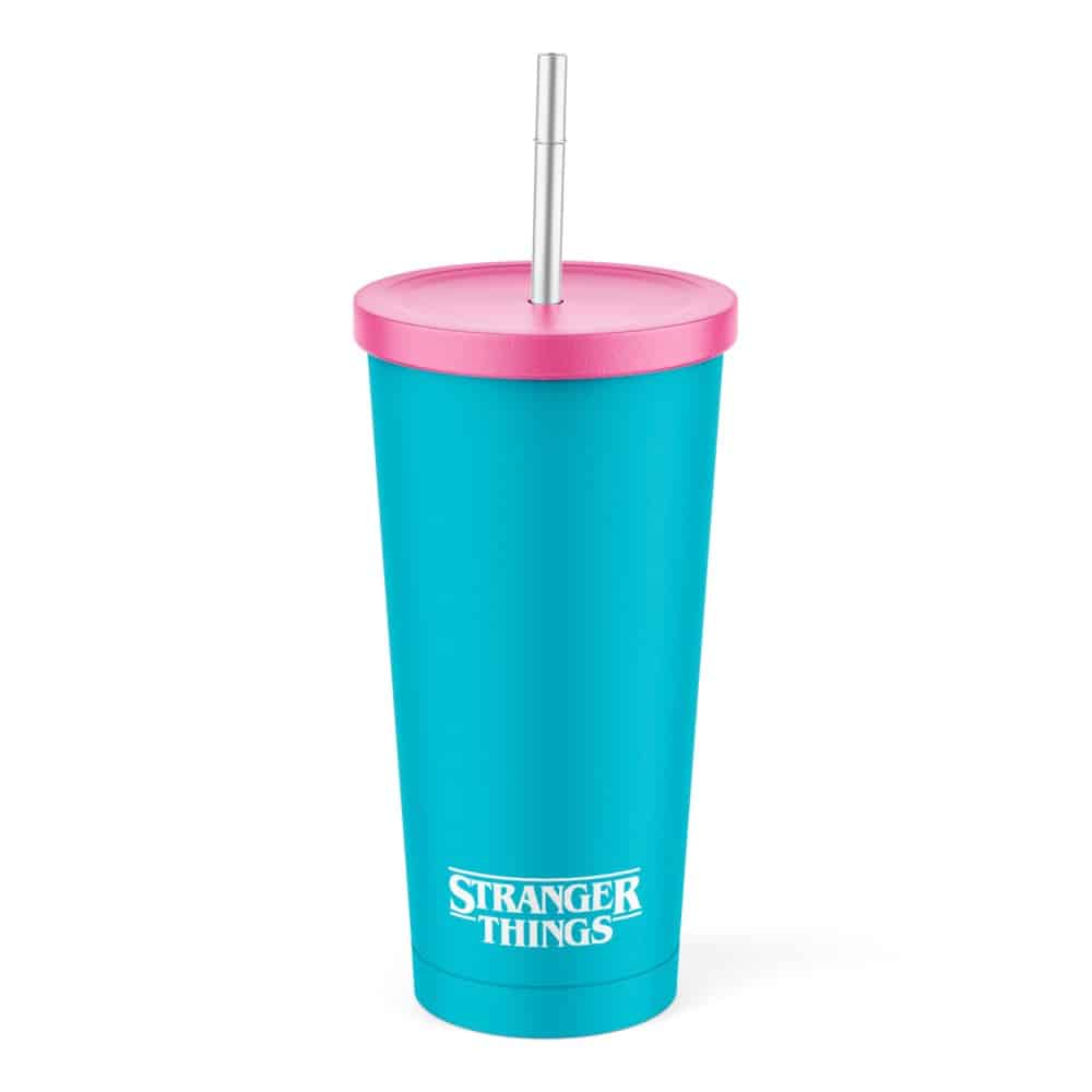 Vaso con Pajita Stranger Things Rink O Mania merchandising Netflix.