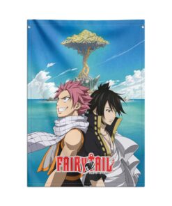 Banderola Fairy Tail póster tela 70x100 cm oficial.