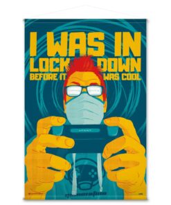 Banderola Gameration 70x100 cm tela decorativa gaming.