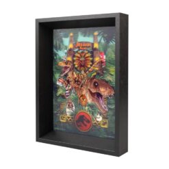 Print Jurassic Park lenticular enmarcado efecto 3D.