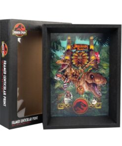 Print Jurassic Park cuadro decorativo lenticular.