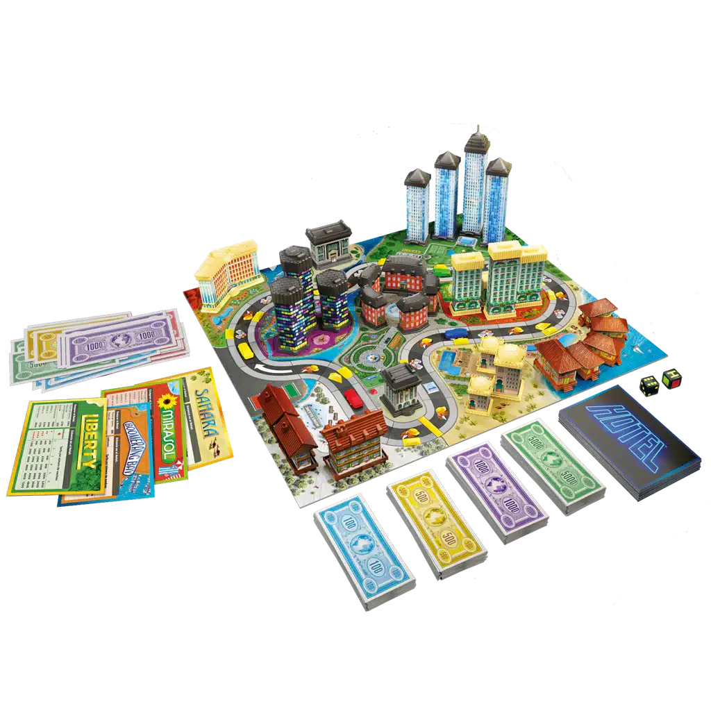 Juego de Mesa Hotel edición 50 aniversario tablero.