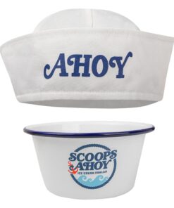Bote Helado Scoops Ahoy réplica oficial de Stranger Things para coleccionistas.