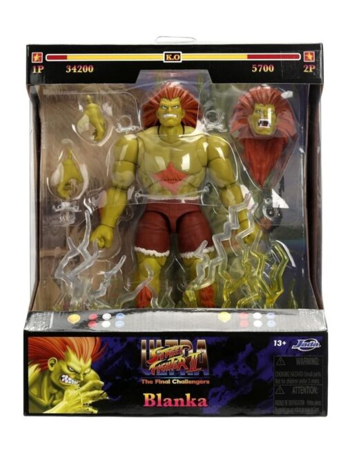 Blanka Figura 1/12 19 cm inspirada en Ultra Street Fighter II.