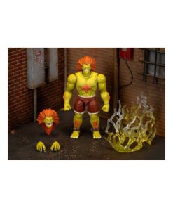 Blanka Figura 1/12 19 cm inspirada en Ultra Street Fighter II, pieza oficial para coleccionistas y fans del videojuego clásico.