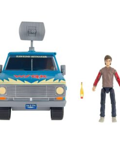 Stranger Things Furgoneta WSQK Playset vehículo coleccionable Jazwares.