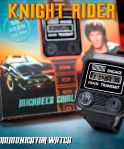 Réplica Reloj Comlink Michael Knight a escala real inspirada en El Coche Fantástico.