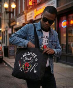 Hellfire Club Shopping Bag XL 42 cm ideal como regalo friki práctico.