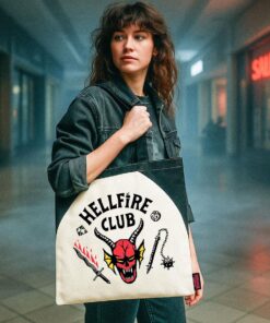Hellfire Club Shopping Bag 39 cm bolsa oficial Stranger Things.