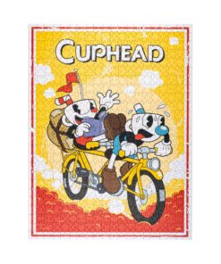 Puzzle 500 Piezas Cuphead Explorer Riders ideal para fans del videojuego.