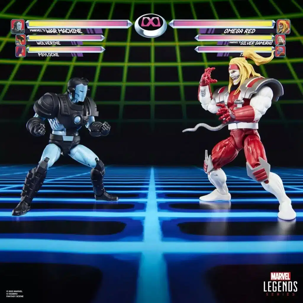 Pack War Machine Omega Red Gamerverse Marvel Legends oficial.