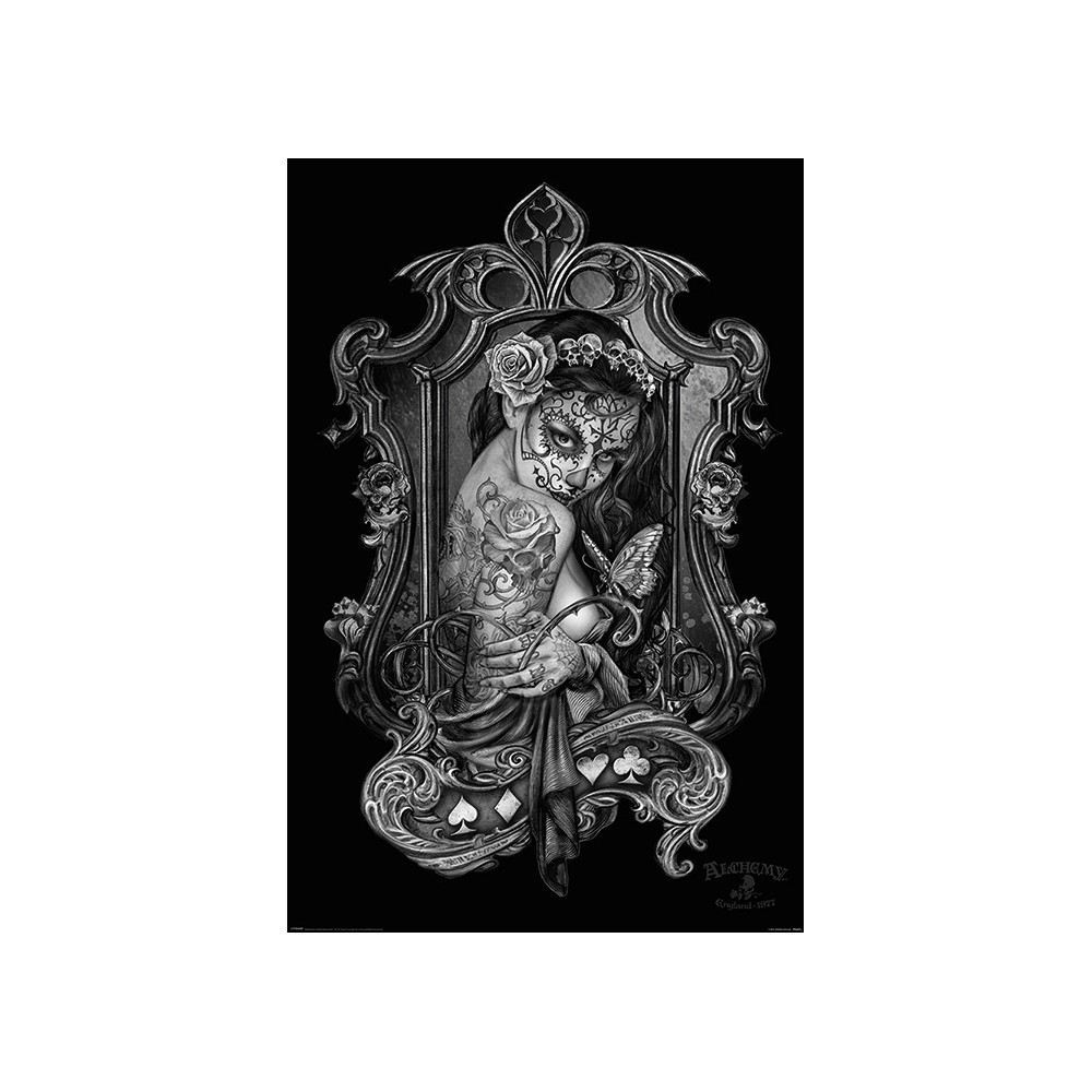 Poster Alchemy Widow’s Weeds 91,5 x 61 cm decoración gótica oficial.