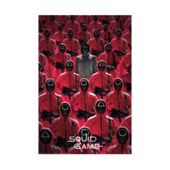 poster juego del calamar crowd serie netflix