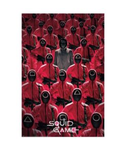 poster juego del calamar crowd serie netflix