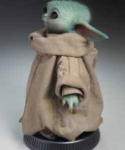 grogu estatua realista star wars sideshow