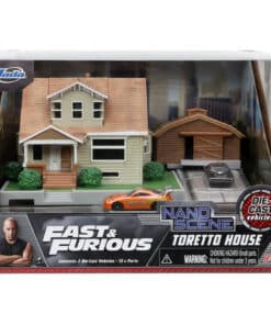 fast and furious, toretto house, nano scene, coches de pelicula, diorama fast furious, jada toys