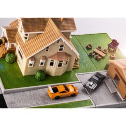 escenario fast furious coches pelicula diorama