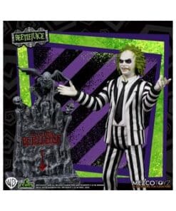 beetlejuice figura 5 points mezco 9,5 cm