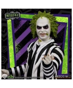 beetlejuice striped suit figura mezco 5 points