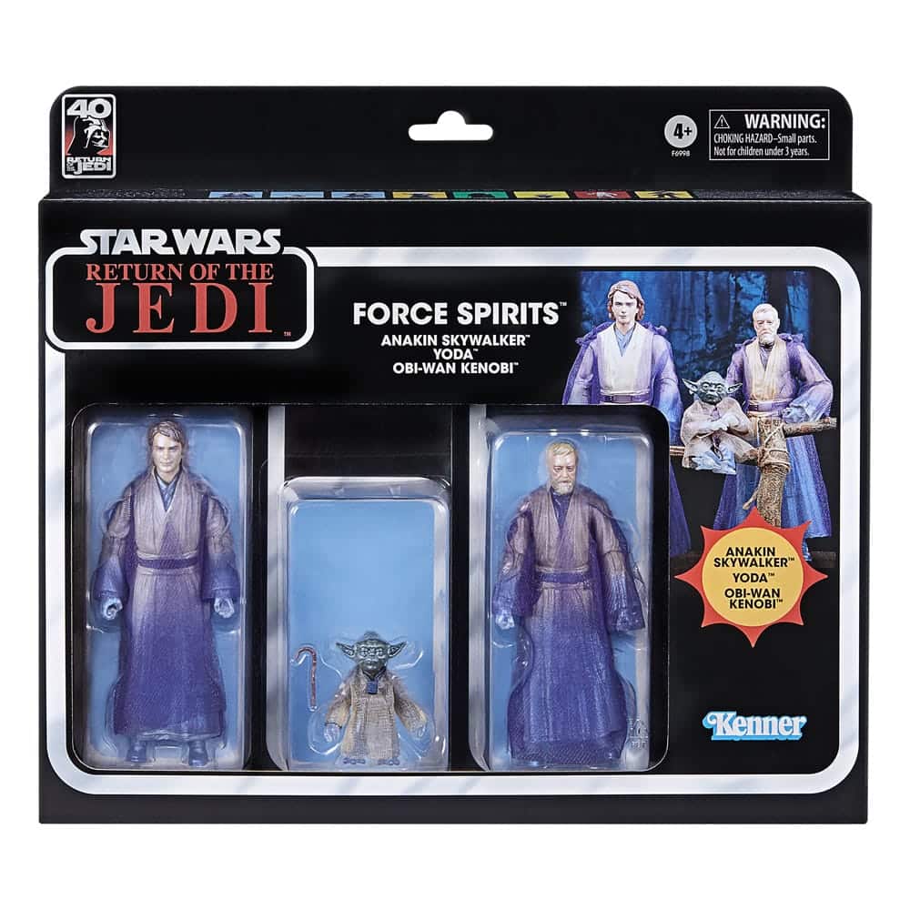 pack force spirits black series 3 figuras 15 cm
