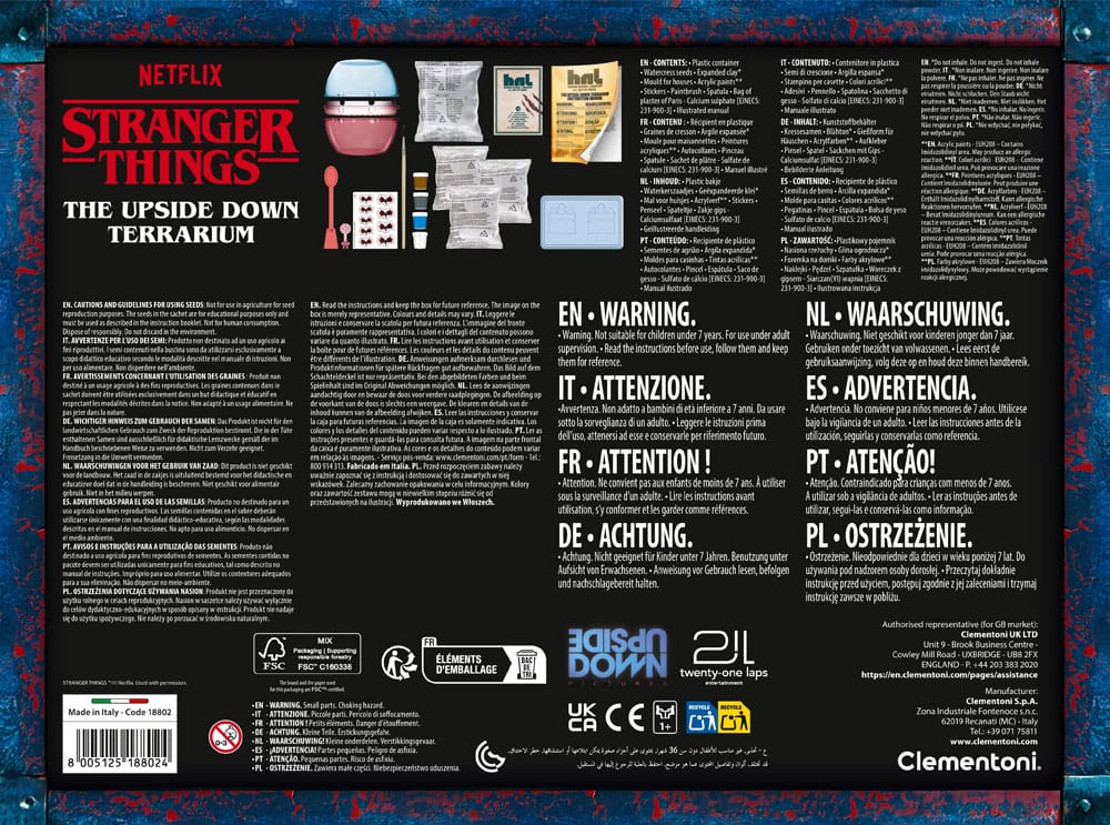 terrarium upside down stranger things decoracion