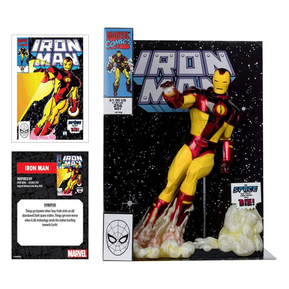 iron man figura mcfarlane toys marvel collection 26 cm