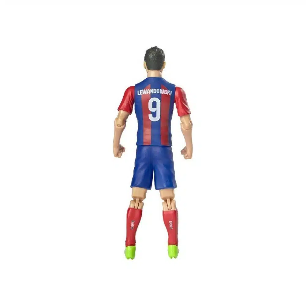 figura futbol fc barcelona lewandowski coleccion