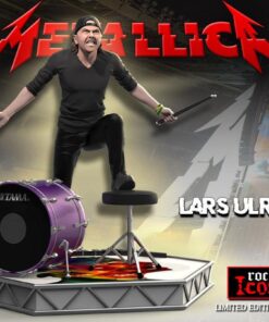 estatua lars ulrich metallica rock iconz 22 cm