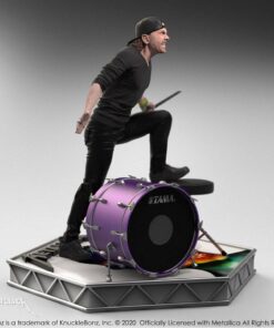 estatua metallica rock iconz lars ulrich coleccion