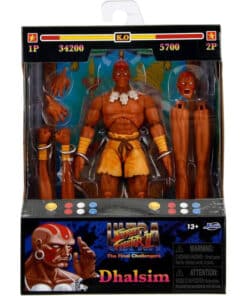 figura dhalsim street fighter 1/12 15 cm jada toys