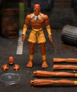 dhalsim figura street fighter articulada jada toys