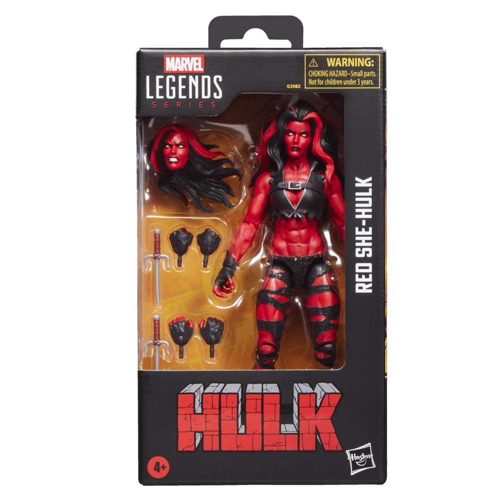 figura red she hulk marvel legends 15 cm