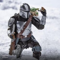 figura mandalorian con grogu coleccion star wars