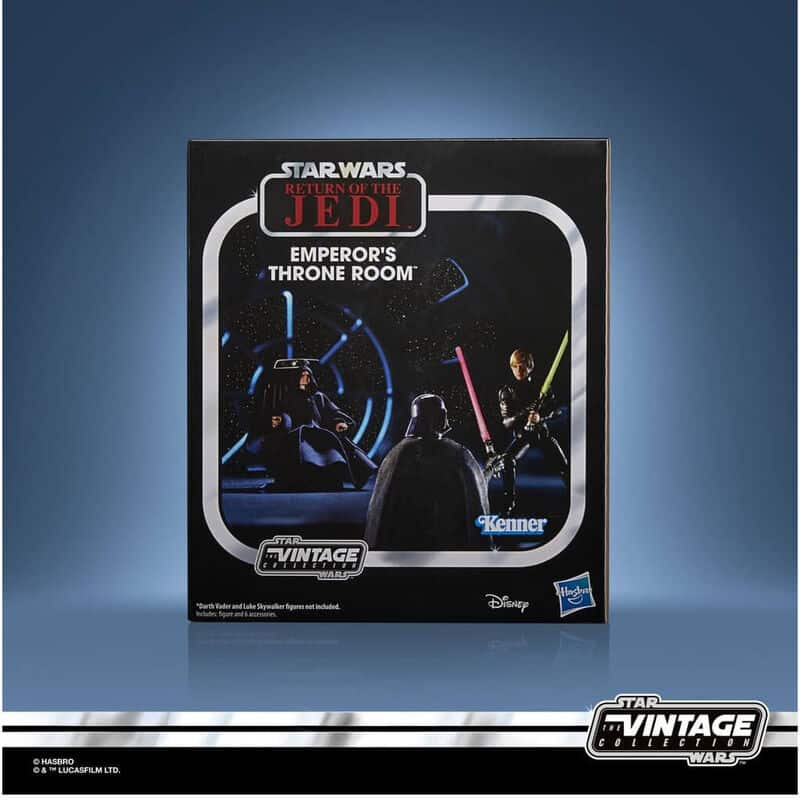 figura emperors throne room 9 cm star wars the vintage collection hasbro return of the jedi