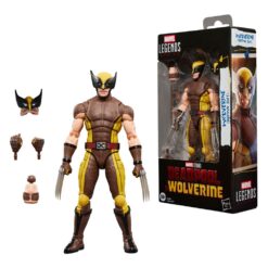wolverine brown suit figura marvel legends series hasbro deadpool wolverine coleccion