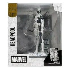 figura deadpool 25 cm mcfarlane toys gold level 1 10 marvel