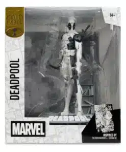 figura deadpool 25 cm mcfarlane toys gold level 1 10 marvel