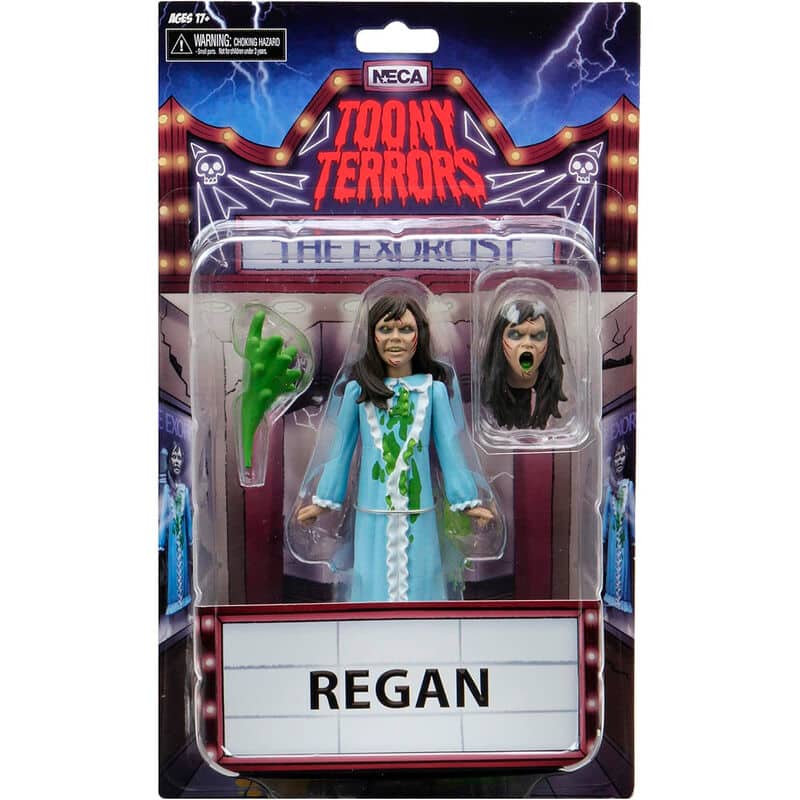 figura regan toony terrors 15 cm neca la niña del exorcista
