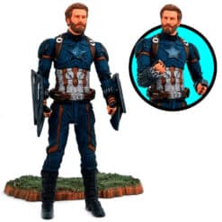 figura articulada capitan america marvel avengers diamond select