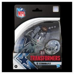 figura starblitz dallas cowboys nfl transformers collaborative hasbro
