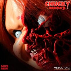 chucky pizza face figura terror mezco toyz 38 cm