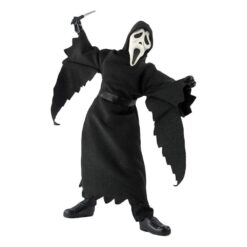 Ghostface Figura 20 cm con diseño inspirado en uno de los personajes más icónicos del género slasher.