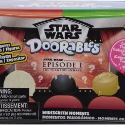 Doorables Phantom Menace 3 Pack oficial de Star Wars con personajes inspirados en La Amenaza Fantasma.