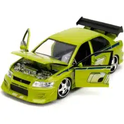 Mitsubishi Lancer Evolution VII 1:24 réplica coleccionable basada en uno de los deportivos más icónicos de la saga.