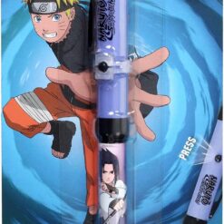 Bolígrafo Proyector Sasuke Naruto con luz integrada y diseño oficial inspirado en el legendario miembro del clan Uchiha.