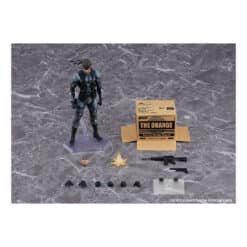 Figura Solid Snake Revoltech de Metal Gear Solid 2 perfecta para exposición y coleccionismo.