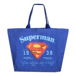 Bolsa Shopping XL Superman oficial de DC Comics con gran capacidad y diseño resistente para el uso diario.