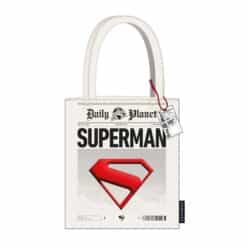 Bolsa Shopping Superman oficial de DC Comics con diseño reutilizable y asas resistentes para el uso diario.
