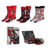 Pack Calcetines Harley Quinn con tres diseños oficiales de DC Comics ideales para uso diario.