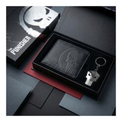 set regalo marvel the punisher cartera llavero cerda